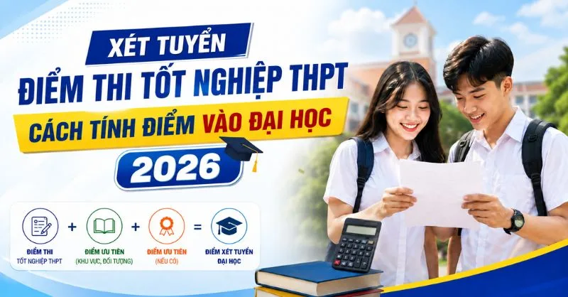 Khi áp dụng cách tính điểm thi tốt nghiệp THPT năm 2026, thí sinh cần tránh dùng công thức cũ và phân biệt rõ điểm ưu tiên với điểm khuyến khích