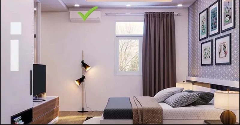Xác định cửa, cửa sổ, điều hòa và lối đi trước khi lựa chọn vị trí đặt giường
