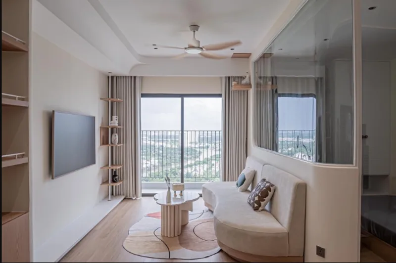 Căn hộ nhỏ theo xu hướng thiết kế nội thất 2026 ưu tiên nội thất đa chức năng, lưu trữ thông minh và thiết kế phù hợp tỷ lệ thực tế.