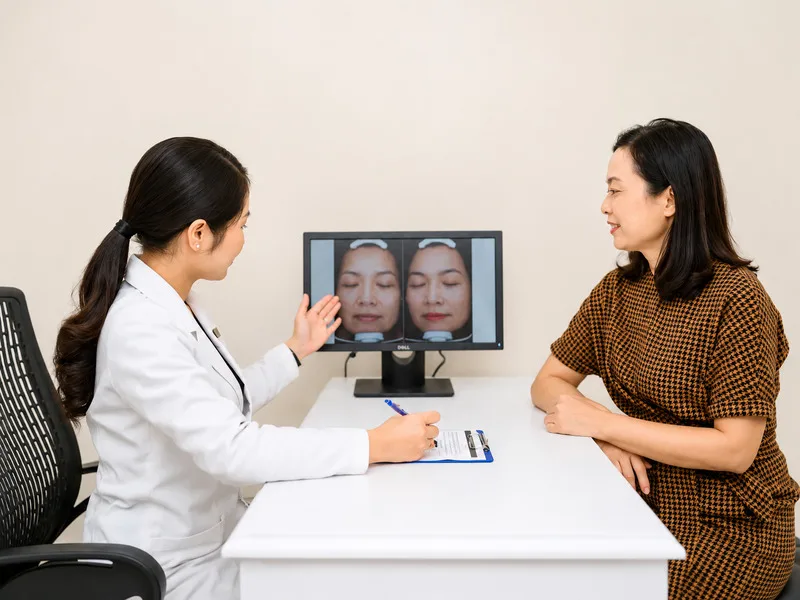 Người bị nám kéo dài hoặc thay đổi bất thường nên thăm khám bác sĩ để được đánh giá và lựa chọn phương pháp điều trị nám phù hợp.