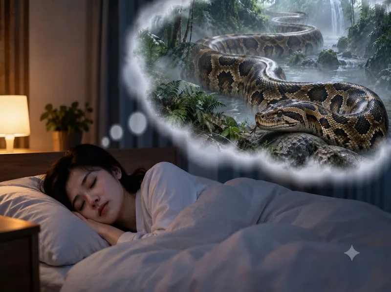 Mơ thấy con trăn lớn thường gợi sức mạnh và những thay đổi lớn