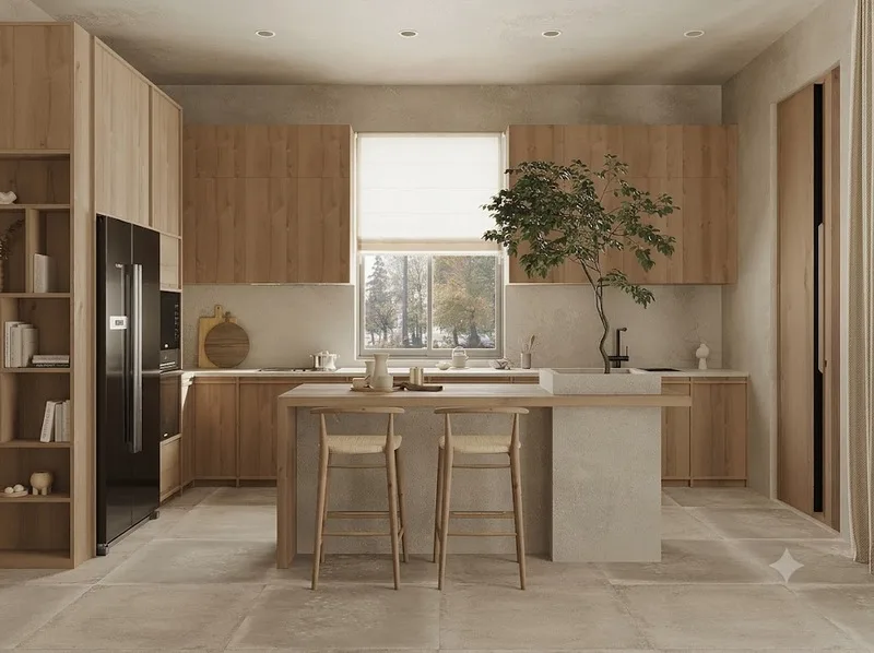 Phong cách Wabi Sabi đề cao nét mộc mạc nhưng vẫn cần sạch sẽ, an toàn